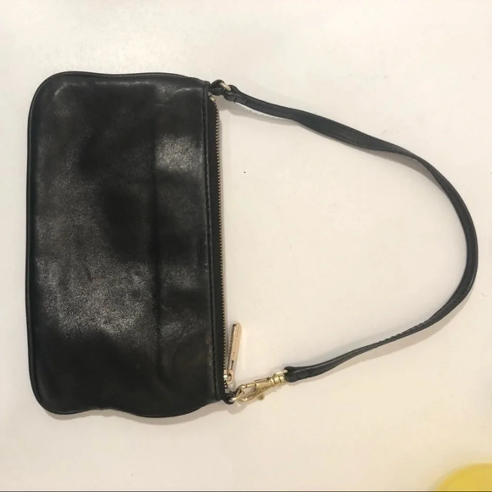 Michael kors leather studded mini bag wristlet